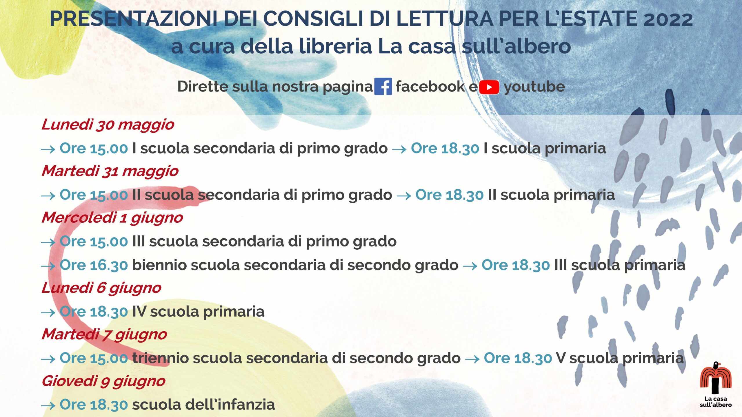 Presentazioni dei consigli di lettura per l’estate 2022