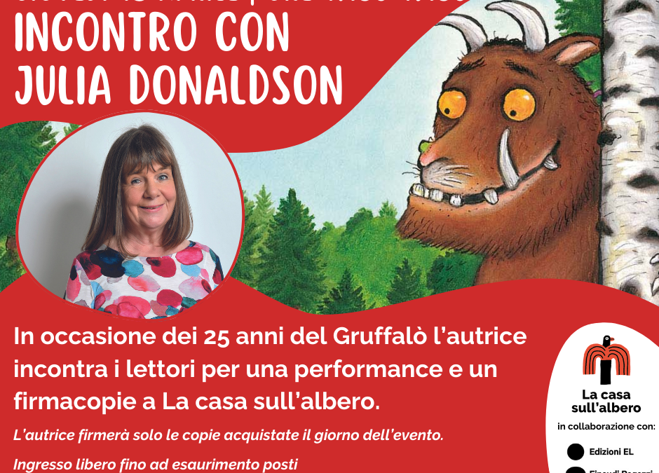 Julia Donaldson a La casa sull’albero